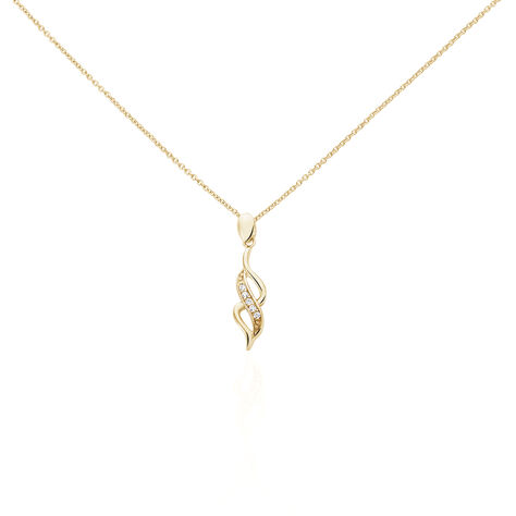 Collier Ishaae Plaqué Or Jaune Oxyde De Zirconium - Colliers fantaisie Femme | Histoire d’Or