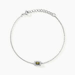 Bracelet Laurine Argent Blanc Oxyde De Zirconium - Bracelets Femme | Histoire d&rsquo;Or