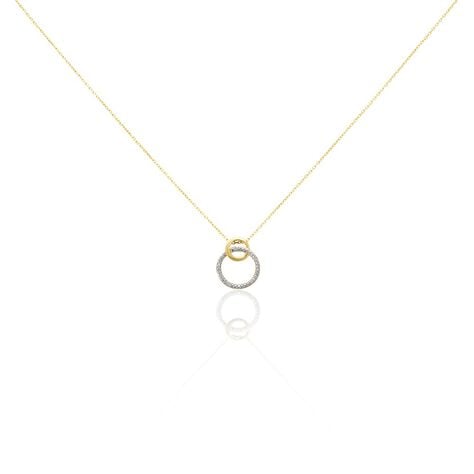 Collier Or Bicolore Achan Diamants - Colliers Femme | Histoire d’Or