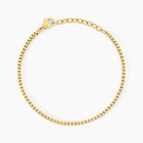 Bracelet Coraly Acier Jaune - Bijoux sans pierre Femme | Histoire d&rsquo;Or