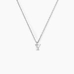Collier Neruda Argent Blanc Oxyde De Zirconium - Colliers fantaisie Femme | Histoire d&rsquo;Or
