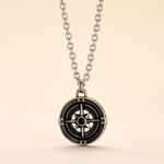 Collier Yoan Acier Blanc - Bijoux sans pierre Homme | Histoire d&rsquo;Or