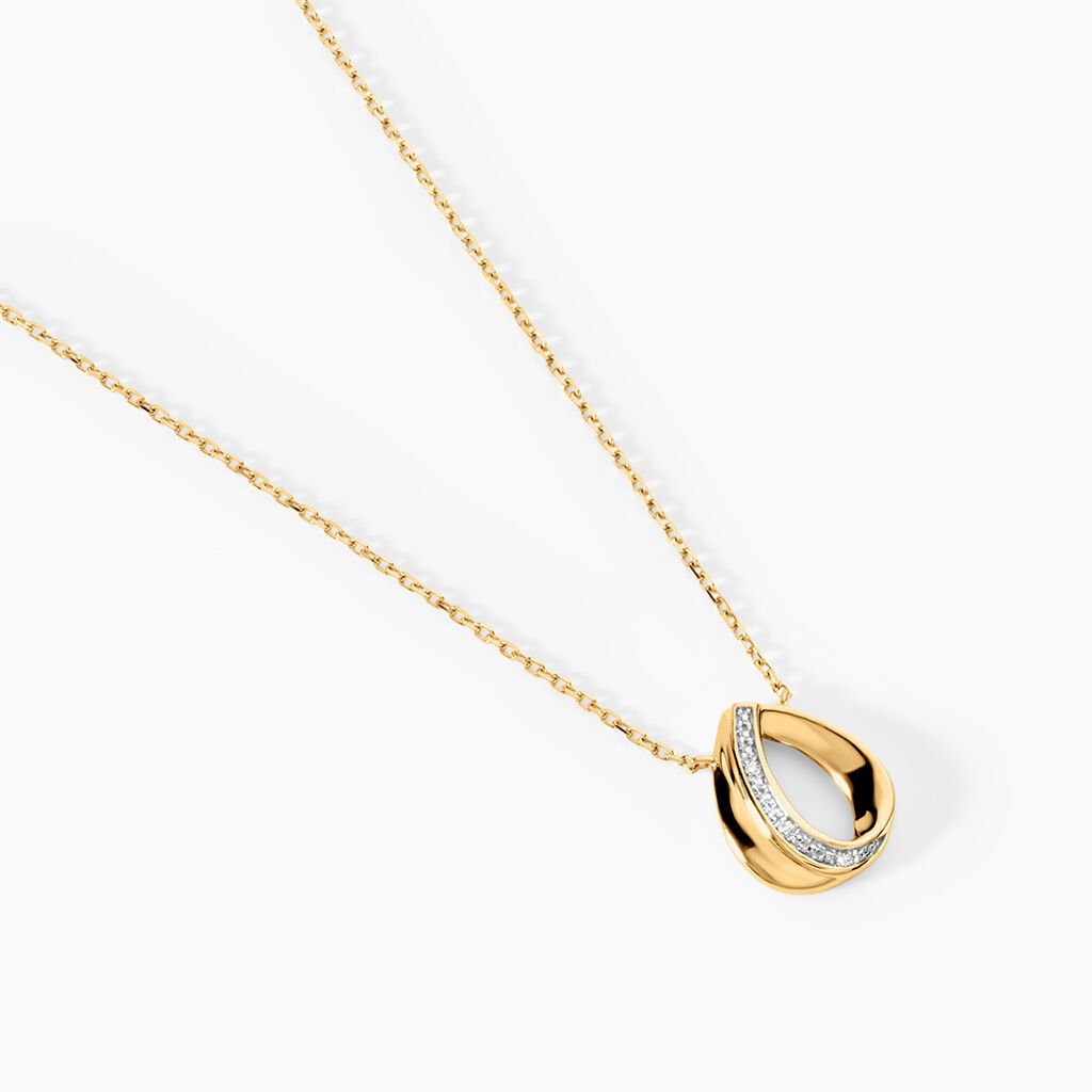 Collier Quanah Or Jaune Diamant - Colliers Femme | Histoire d’Or