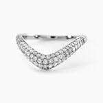 Bague Mademoiselle Argent Blanc Oxyde De Zirconium - Bagues avec pierre Femme | Histoire d&rsquo;Or