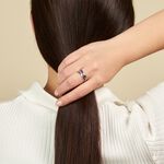 Bague Merlin Or Blanc Diamant - Bagues avec pierre Femme | Histoire d&rsquo;Or