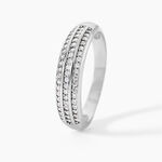 Bague Nataelle Argent Blanc Oxyde De Zirconium - Bagues avec pierre Femme | Histoire d&rsquo;Or