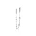 Bijou D'oreille Unitaire Argent Blanc Gretus Oxydes De Zirconium - Boucles d'oreilles fantaisie Femme | Histoire d’Or