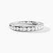 Alliance Rhea Ld Platine Blanc Diamant Synth&eacute;tique - Alliances Femme | Histoire d&rsquo;Or