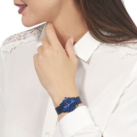 Montre Pierre Lannier Week End Ligne Pure Bleu - Montres Femme | Histoire d’Or