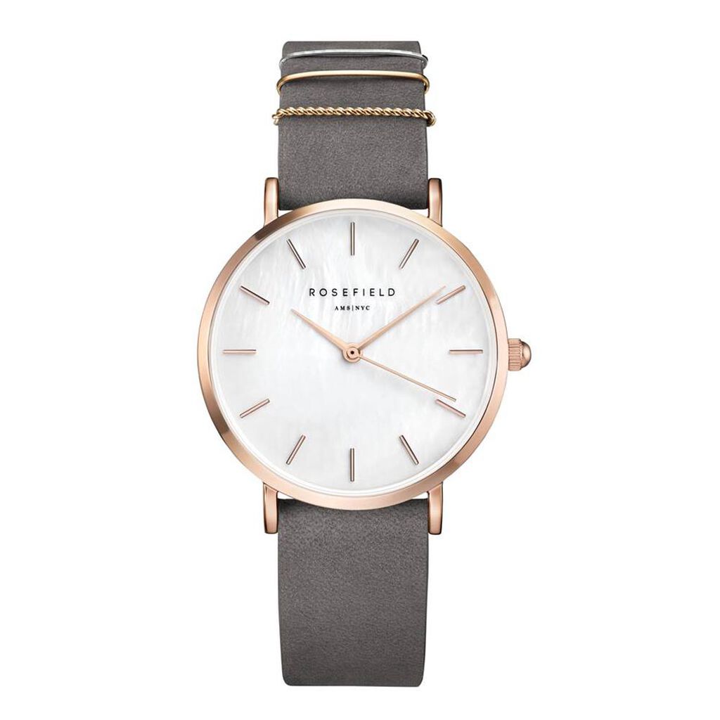 Montre Rosefield West Village Blanc - Id&eacute;es cadeaux Femme | Histoire d&rsquo;Or