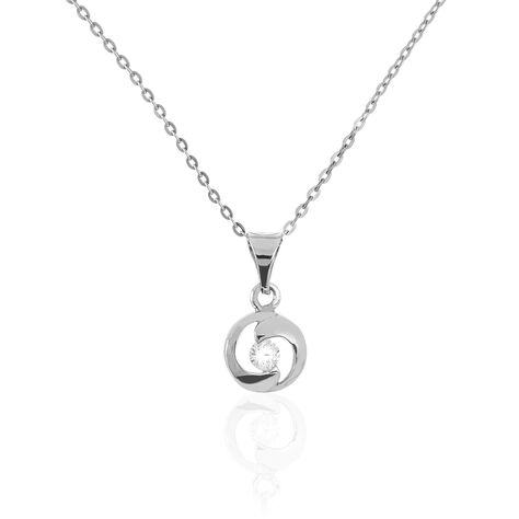 Collier Anne-andree Argent Blanc Oxyde De Zirconium - Colliers fantaisie Femme | Histoire d’Or