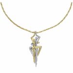 Collier Suraya Laiton Bicolore - Colliers Femme | Histoire d&rsquo;Or