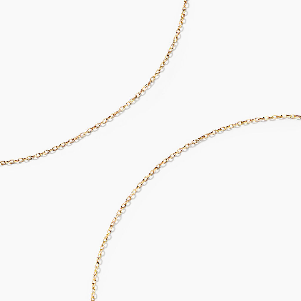 Cha&icirc;ne Igoa Maille For&ccedil;at Diamantee Or Jaune - Chaines Famille | Histoire d&rsquo;Or