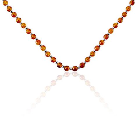 Collier Costin Argent Ambre - Colliers Femme | Histoire d&rsquo;Or