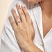 Bague Solitaire Abriel Or Blanc Oxyde De Zirconium - Bagues solitaires Femme | Histoire d’Or
