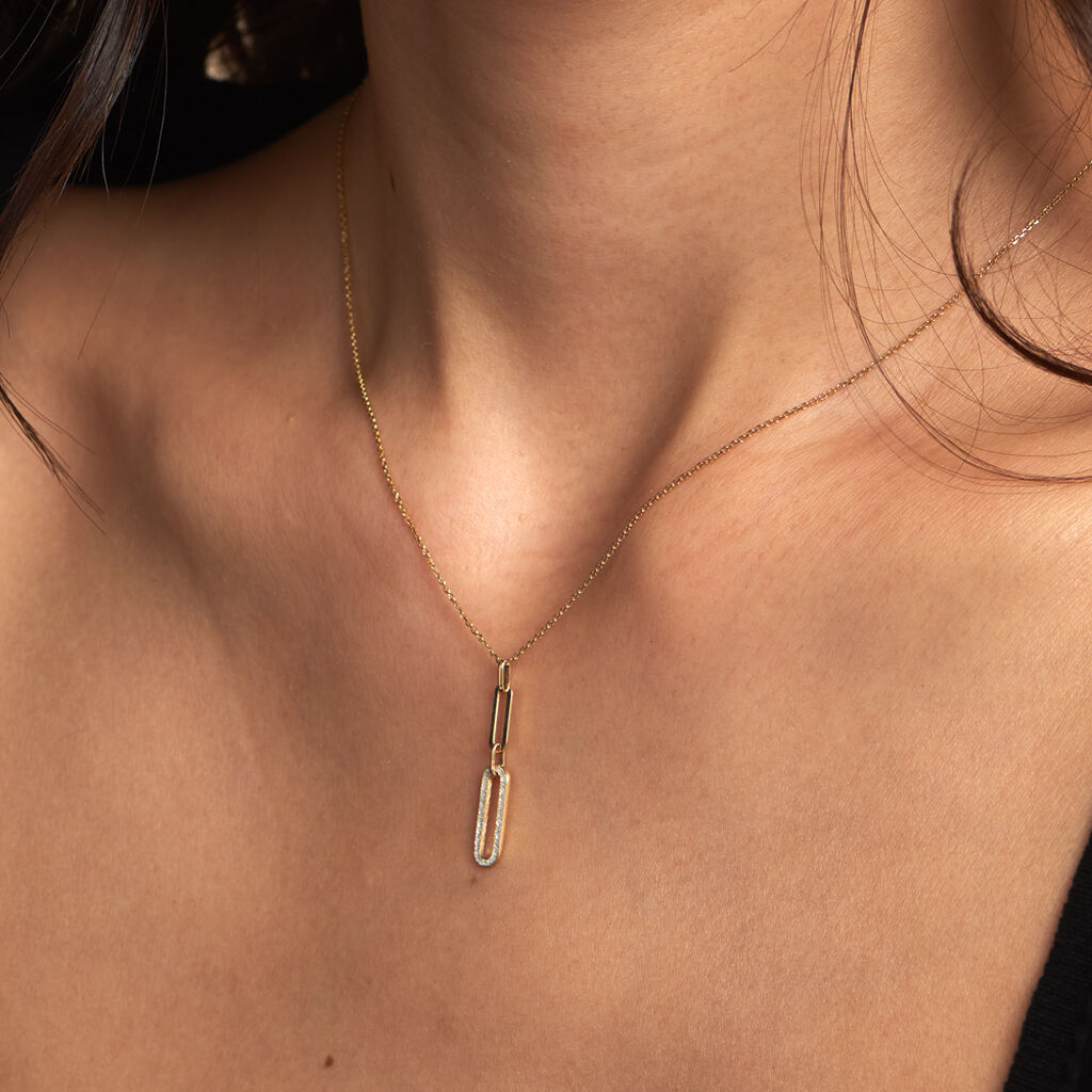 Collier Link Or Jaune - Colliers Femme | Histoire d’Or
