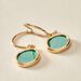 Boucles D'oreilles Pendantes Florica Or Jaune Malachite - Boucles d'oreilles pendantes Femme | Histoire d’Or