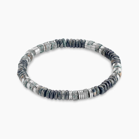 Bracelet Naturel Autres Vert Jaspe Africain - Bracelets Homme | Histoire d&rsquo;Or