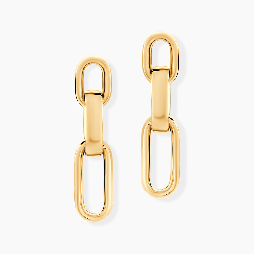 Boucles D'oreilles Pendantes Jari Or Jaune - Boucles d'oreilles pendantes Femme | Histoire d&rsquo;Or