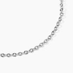 Collier Mia Acier Blanc - Sautoirs Femme | Histoire d&rsquo;Or