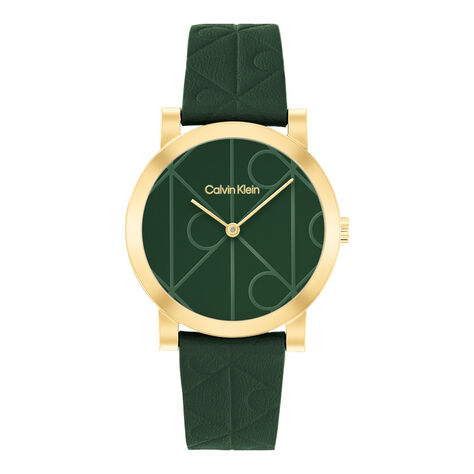 Montre Calvin Klein Monogram Vert - Nouveautés Femme | Histoire d’Or