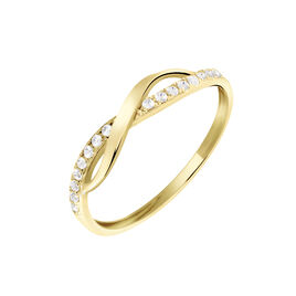 Bague Cass Or Jaune Oxyde - Bagues avec pierre Femme | Histoire d’Or