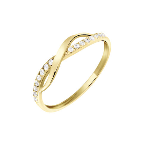 Bague Cass Or Jaune Oxyde - Bagues avec pierre Femme | Histoire d’Or