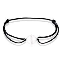 Bracelet Nina Cera Argent Blanc Céramique Et Strass