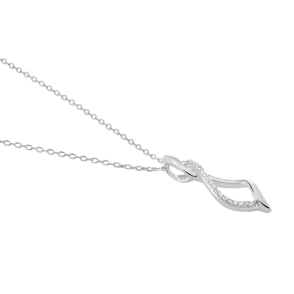 Collier Valiouchka Or Blanc Diamant - Colliers Femme | Histoire d’Or
