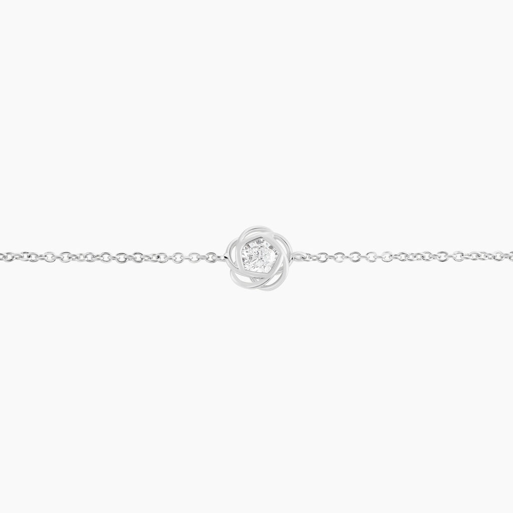 Bracelet Cyllene Argent Blanc Oxyde De Zirconium - Bracelets Femme | Histoire d’Or