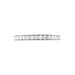 Demi Alliance Juliette Platine Blanc Diamant - Alliances Femme | Histoire d’Or