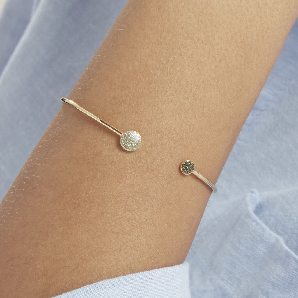 Bracelet Jonc Ileana Or Jaune - Bracelets joncs Femme | Histoire d’Or