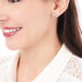 Boucles D'oreilles Puces Fidelia Boule Or Blanc - Clous d'oreilles Femme | Histoire d’Or