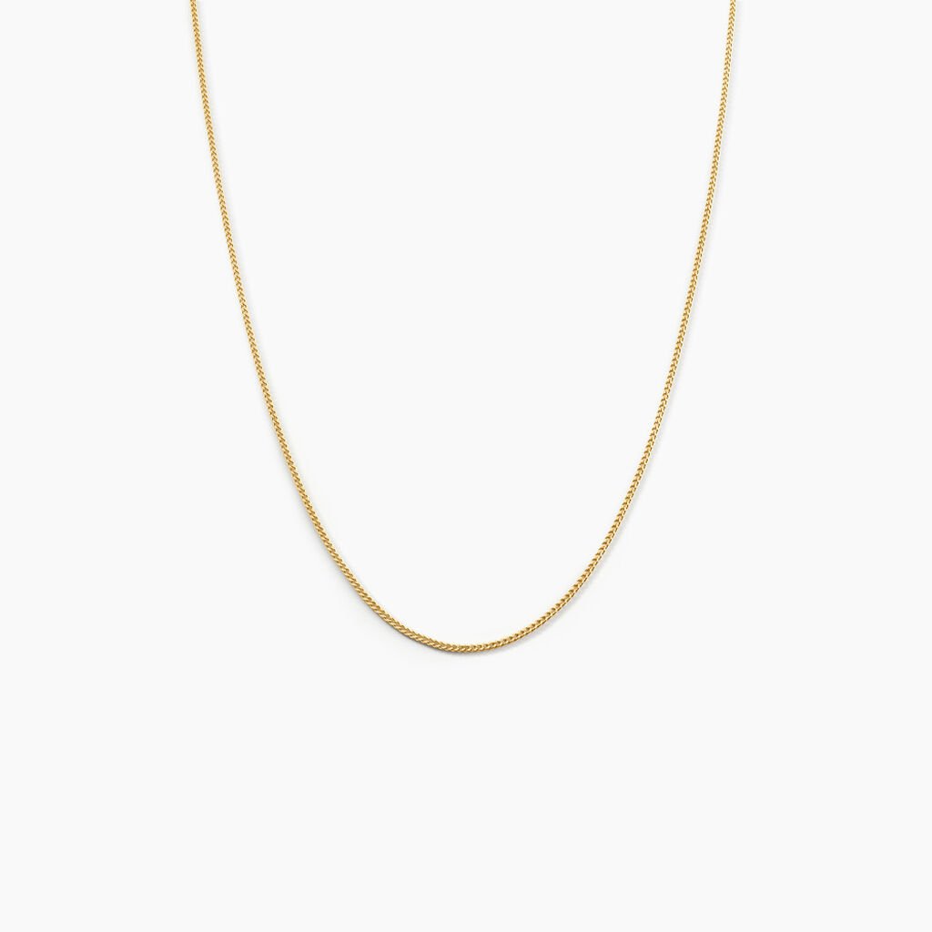 Cha&icirc;ne Iris Maille Gourmette Or Jaune - Chaines Femme | Histoire d&rsquo;Or