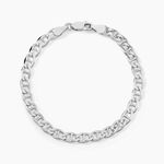 Bracelet Maille Argent Nazima - Bracelets cha&icirc;ne Homme | Histoire d&rsquo;Or