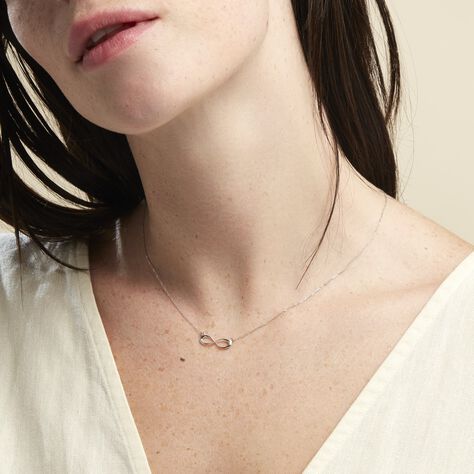 Collier Maryeme Infini Or Blanc - Colliers Femme | Histoire d’Or