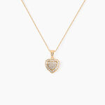 Collier Rhadijaae Plaqu&eacute; Or Jaune Oxyde De Zirconium - Colliers Femme | Histoire d&rsquo;Or