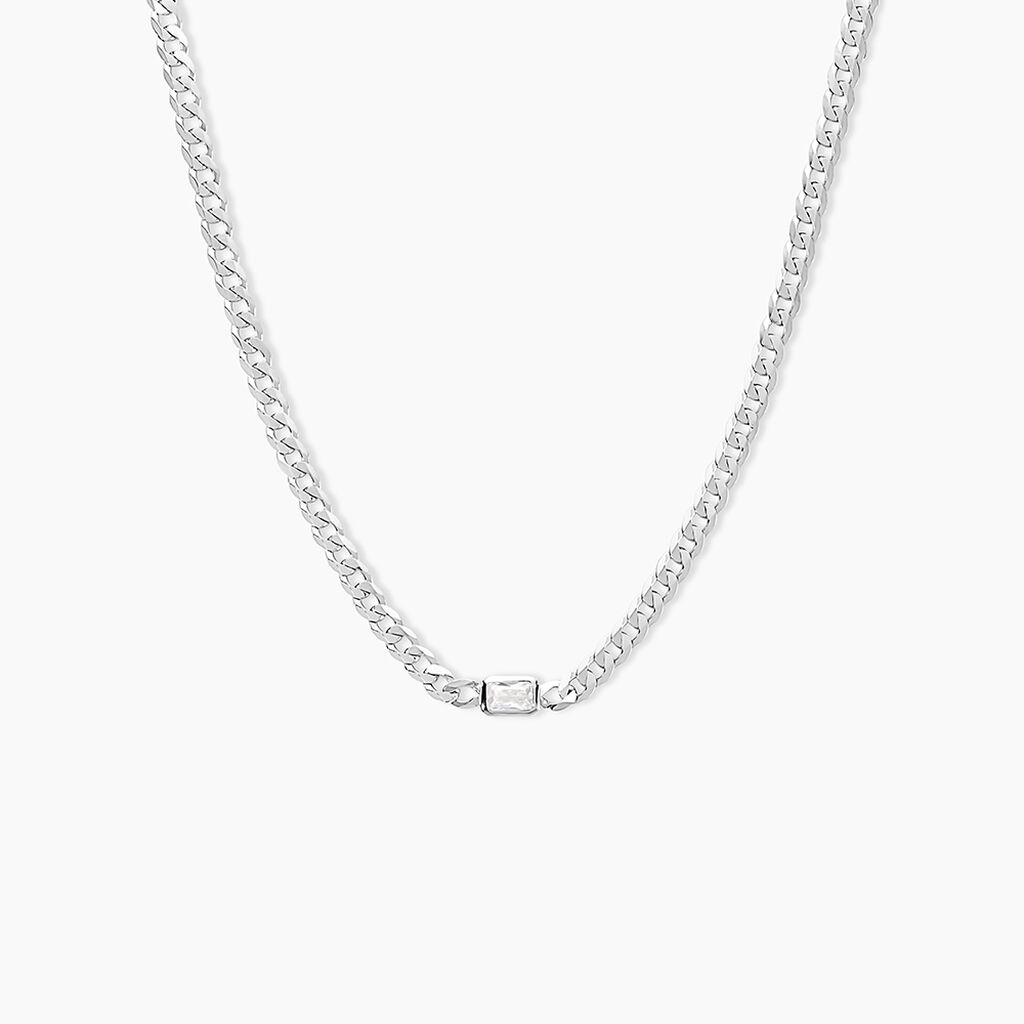 Collier Nexus Argent Blanc Oxyde De Zirconium - Colliers Femme | Histoire d&rsquo;Or