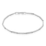 Bracelet Celoni Argent Blanc Oxyde De Zirconium - Bracelets Femme | Histoire d&rsquo;Or