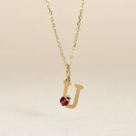 Pendentif Helidie Coccinelle Lettre Or Jaune - Pendentifs Enfant | Histoire d&rsquo;Or