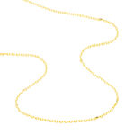 Cha&icirc;ne Igoa Maille For&ccedil;at Diamantee Or Jaune - Chaines Famille | Histoire d&rsquo;Or