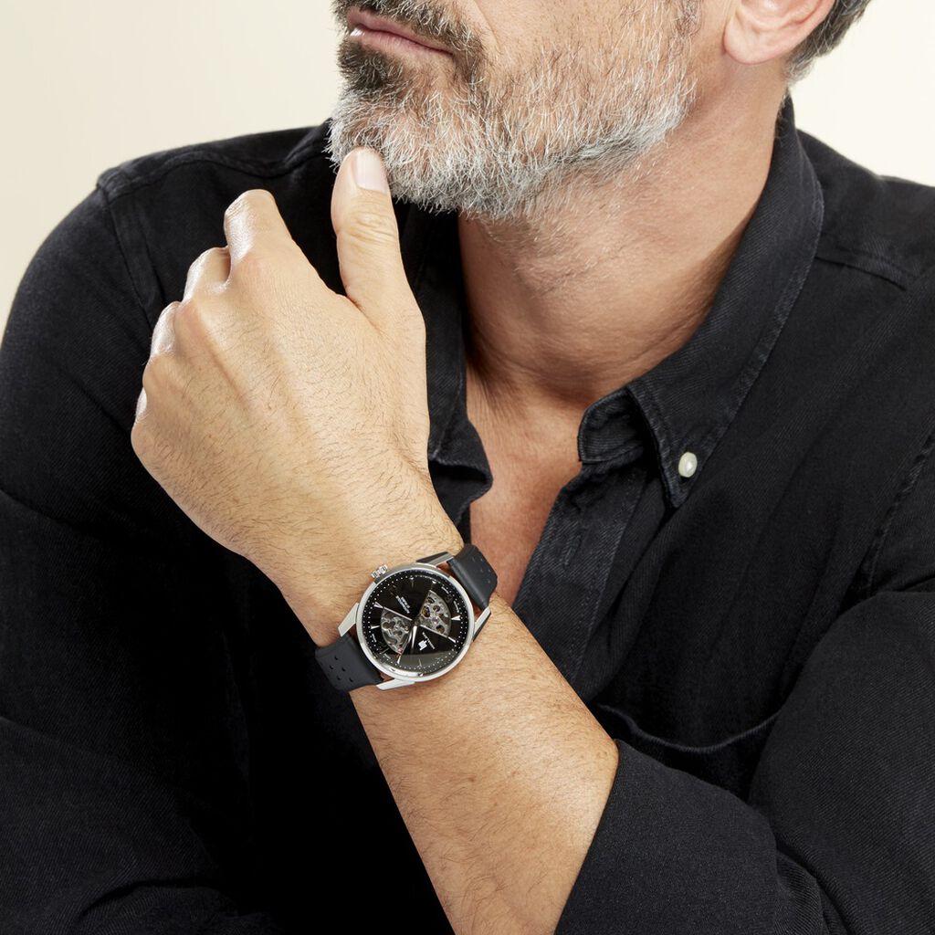 Montre Lip Himalaya Sablier Noir - Montres Homme | Histoire d’Or