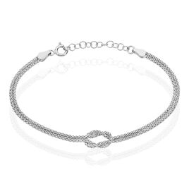 Bracelet Deauville Argent Blanc - Bracelets fantaisie Femme | Histoire d’Or