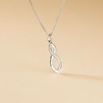 Collier Odile Argent Blanc Oxyde De Zirconium - Colliers fantaisie Femme | Histoire d&rsquo;Or