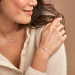 Bracelet Court Argent Blanc Giullia Oxyde De Zirconium - Bracelets Femme | Histoire d&rsquo;Or
