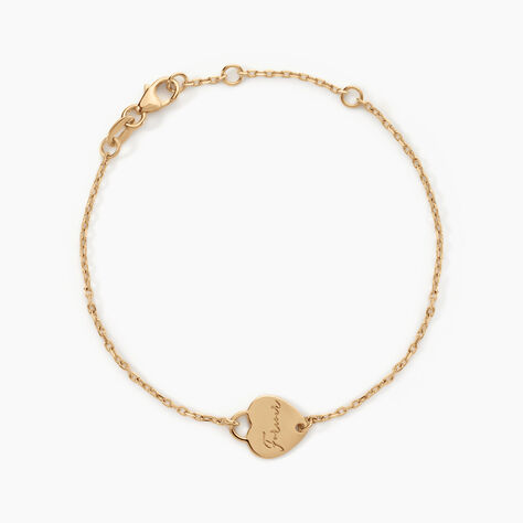 Bracelet Darling Plaqué Or Jaune - Bracelets Coeur Femme | Histoire d’Or