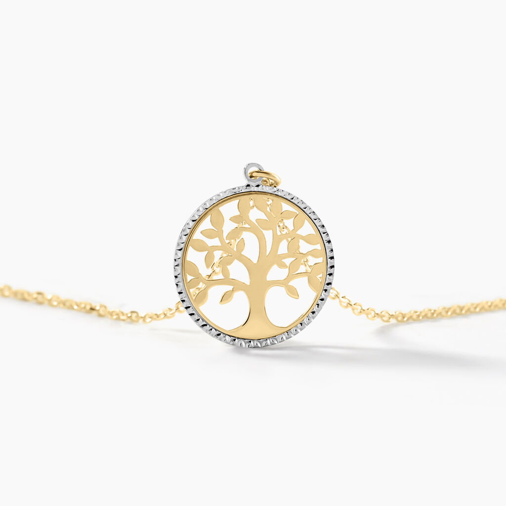 Collier Or Bicolore Solidage - Colliers Femme | Histoire d&rsquo;Or