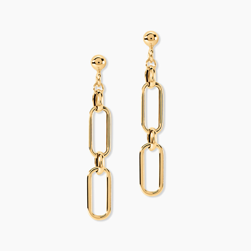 Boucles D'oreilles Pendantes Escape Or Jaune - Boucles d'oreilles pendantes Femme | Histoire d&rsquo;Or