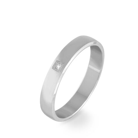 Alliance Celeste Or Blanc Diamant - Alliances Famille | Histoire d’Or