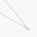 Collier Feath Argent Blanc Oxyde De Zirconium - Colliers fantaisie Femme | Histoire d&rsquo;Or